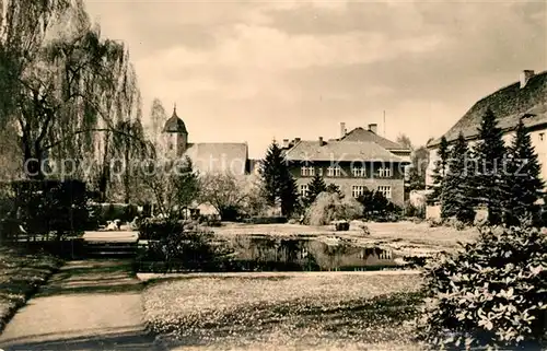 AK / Ansichtskarte Finsterwalde Schlosspark Finsterwalde