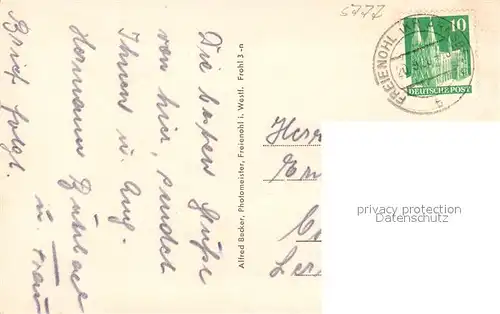 AK / Ansichtskarte Freienohl_Sauerland Ortsansicht Freienohl_Sauerland