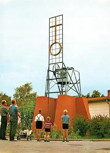 AK / Ansichtskarte Friedland_Goettingen Grenzdurchgangslager Friedland Glocke Friedland_Goettingen