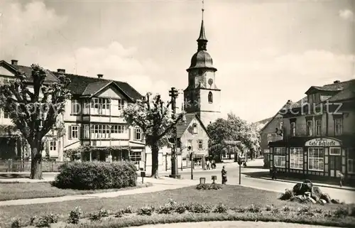 AK / Ansichtskarte Friedrichroda Platz der VVN Kirche Friedrichroda