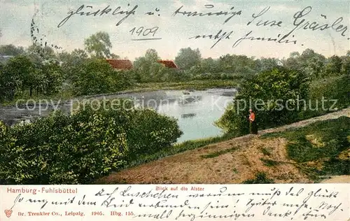 AK / Ansichtskarte Fuhlsbuettel Blick auf die Alster Fuhlsbuettel