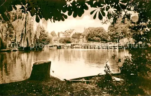 AK / Ansichtskarte Fuerstenberg_Havel Partie an der Havel Fuerstenberg_Havel