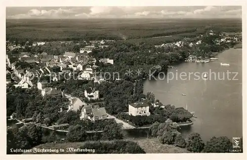 AK / Ansichtskarte Fuerstenberg_Havel Fliegeraufnahme Fuerstenberg_Havel