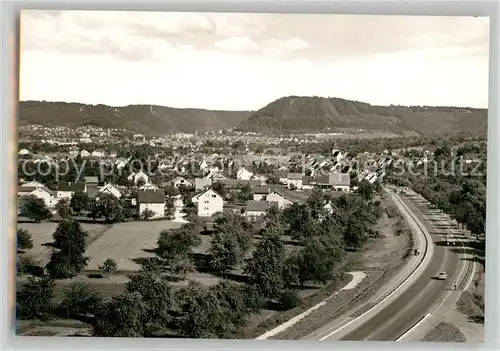 AK / Ansichtskarte Geislingen_Steige Panorama mit Altenstadt und Kuchen Geislingen_Steige