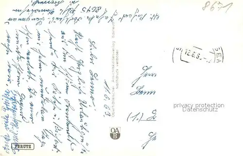 AK / Ansichtskarte Geroldsgruen Panorama Hirschsprung Bad Steben Wasserfall Geroldsgruen