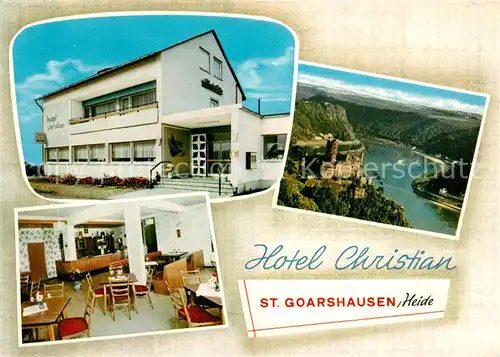 AK / Ansichtskarte Goarshausen_St Hotel Christian Goarshausen_St