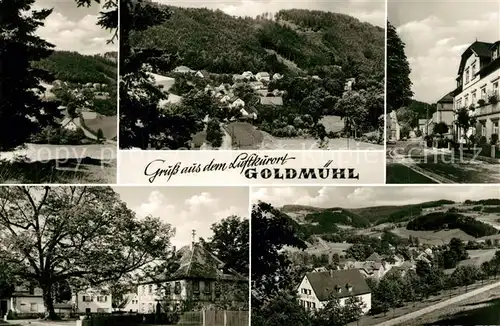 AK / Ansichtskarte Goldmuehl_Fichtelgebirge Panorama Teilansichten Goldmuehl Fichtelgebirge