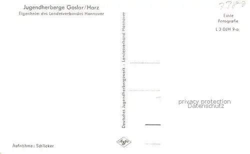 AK / Ansichtskarte Goslar Jugendherberge Goslar