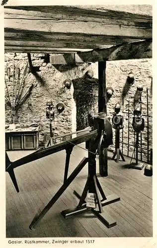 AK / Ansichtskarte Goslar Ruestkammer Zwinger Altdeutsche Gaststaette  Goslar