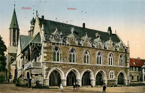 AK / Ansichtskarte Goslar Rathaus Goslar