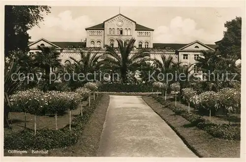 AK / Ansichtskarte Goettingen_Niedersachsen Bahnhof Goettingen Niedersachsen