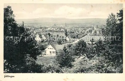 AK / Ansichtskarte Goettingen_Niedersachsen Panorama Goettingen Niedersachsen