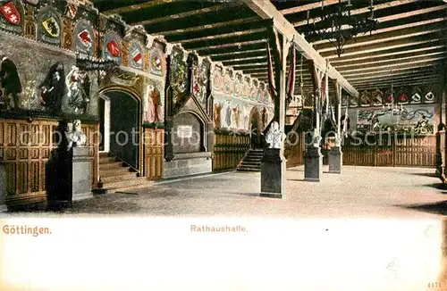 AK / Ansichtskarte Goettingen_Niedersachsen Rathaushalle Goettingen Niedersachsen