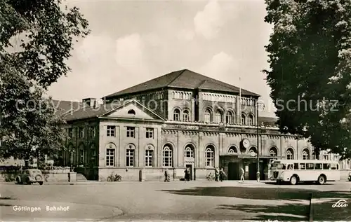 AK / Ansichtskarte Goettingen_Niedersachsen BAhnhof Goettingen Niedersachsen