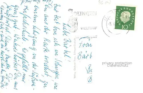 AK / Ansichtskarte Graefrath Graefenrather Markt Anlagen Zentralfachschule Suesswarenwirtschaft Graefrath