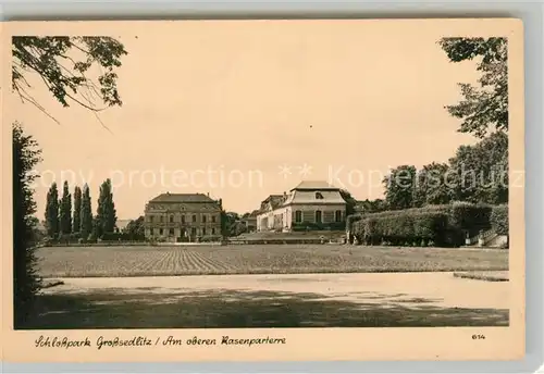 AK / Ansichtskarte Grosssedlitz Schlosspark Am oberen Rasenparterre Grosssedlitz