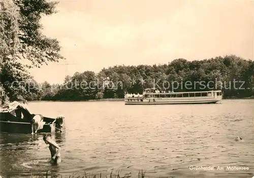 AK / Ansichtskarte Gruenheide_Mark Moellensee Gruenheide Mark