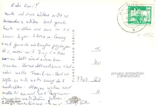 AK / Ansichtskarte Gruenheide_Mark Peetzsee Feierabendheim Karl Marx Strasse Gruenheide Mark