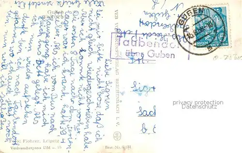 AK / Ansichtskarte Guben Ebert Platz Guben