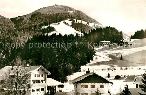 AK / Ansichtskarte Gunzesried mit Rangiswanger Horn Gunzesried