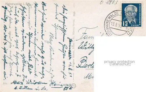 AK / Ansichtskarte Hainewalde Panorama Hainewalde