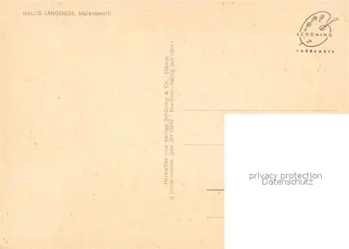 AK / Ansichtskarte Hallig_Langeness Maienswarft Fliegeraufnahme Hallig_Langeness