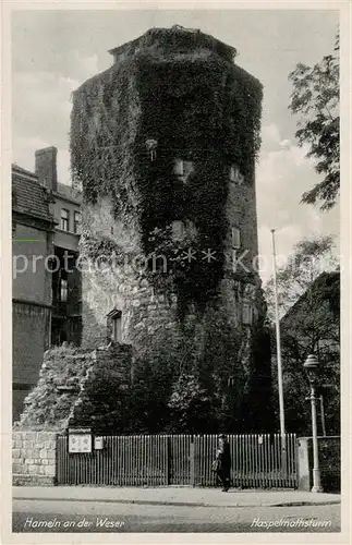 AK / Ansichtskarte Hameln_Weser Haspelmathsturm Hameln Weser