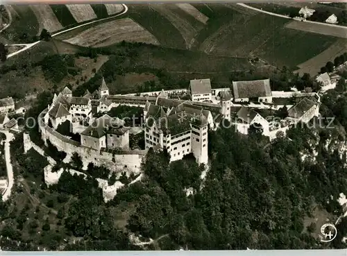 AK / Ansichtskarte Harburg_Schwaben Schloss Fliegeraufnahme Harburg Schwaben