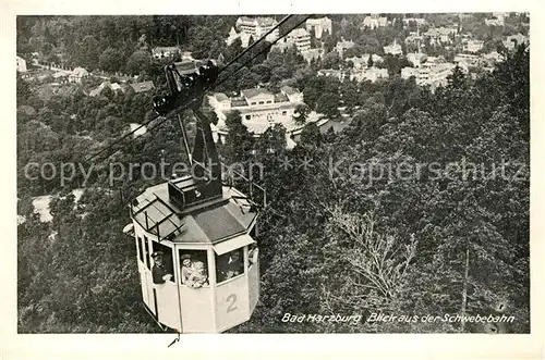 AK / Ansichtskarte Harzburg_Bad Blick aus der Schwebebahn Harzburg_Bad