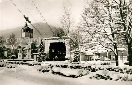AK / Ansichtskarte Harzburg_Bad Schwebebahn Talstation Winter Harzburg_Bad