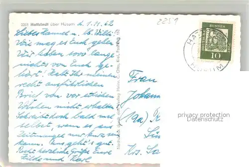 AK / Ansichtskarte Hattstedt Panorama Teich Hattstedt