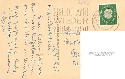 AK / Ansichtskarte Helgoland Reede Wappen von Hamburg Helgoland