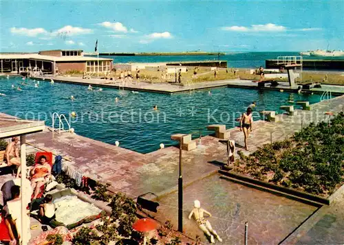 AK / Ansichtskarte Helgoland Warmwasserschwimmbad Helgoland