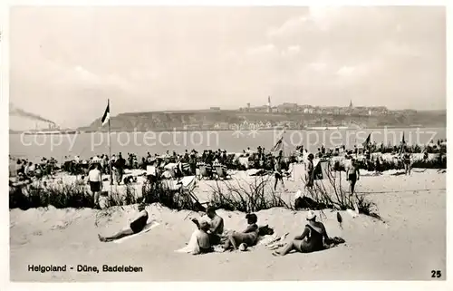 AK / Ansichtskarte Helgoland Badeleben Duenen Helgoland