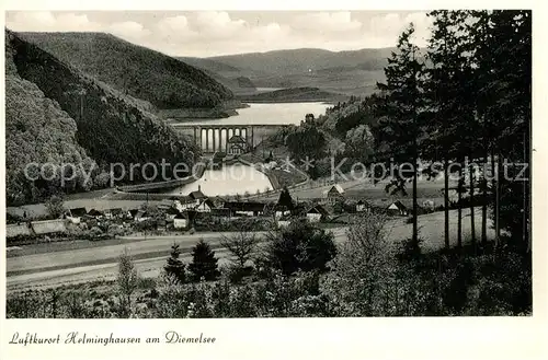 AK / Ansichtskarte Helminghausen Diemelsee Panorama Helminghausen