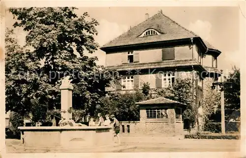 AK / Ansichtskarte Hennigsdorf Brunnen Ecke Watt und Edisonstrasse Hennigsdorf