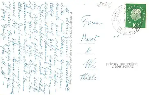 AK / Ansichtskarte Hennstedt_Dithmarschen Parkanlage Hennstedt_Dithmarschen