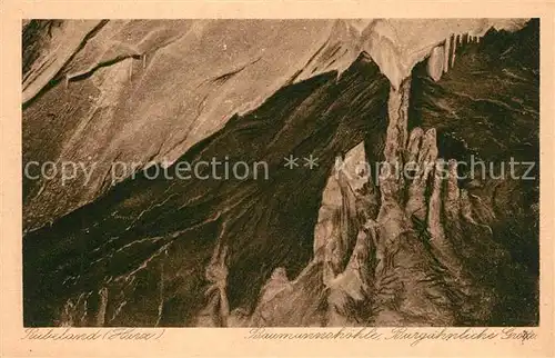 AK / Ansichtskarte Hoehlen_Caves_Grottes Ruebeland Baumannshoehle  