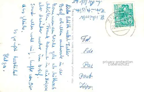 AK / Ansichtskarte Hoernitz_Zittau Panorama FDGB Ferienheim Landwarenhaus Konsumgaststaette Hoernitz Zittau