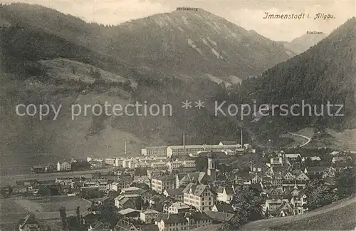 AK / Ansichtskarte Immenstadt_Allgaeu mit Steineberg und Stuiben Immenstadt_Allgaeu