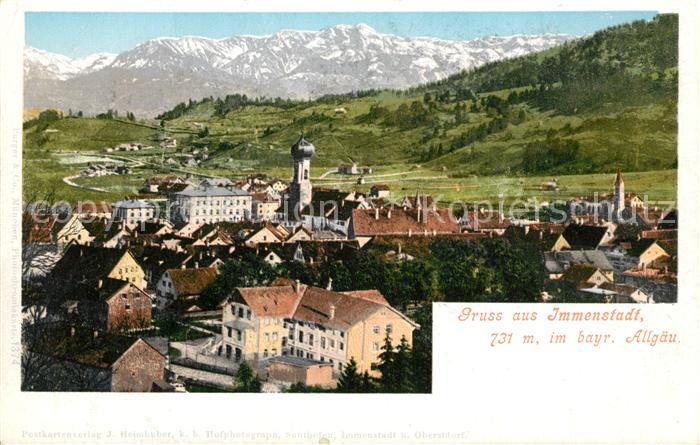 AK / Ansichtskarte Immenstadt_Allgaeu Panorama Immenstadt_Allgaeu Nr