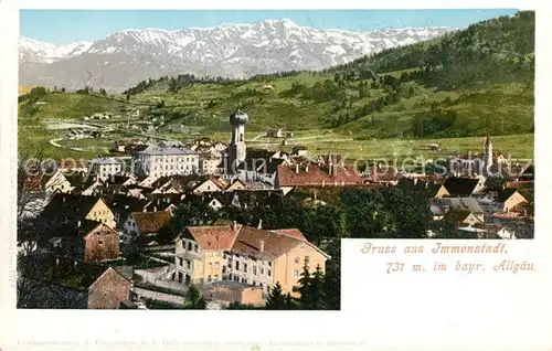 AK / Ansichtskarte Immenstadt_Allgaeu Panorama Immenstadt_Allgaeu