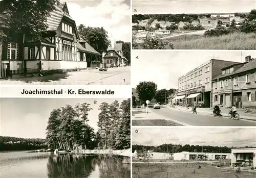 AK / Ansichtskarte Joachimsthal Bahnhof Werbellinsee Einkaufszentru Feriendorf Grimnitzsee Joachimsthal