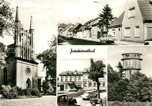 AK / Ansichtskarte Joachimsthal Kirche Strassenpartien Wasserturm Joachimsthal