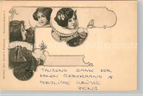 AK / Ansichtskarte Jugendstil Renaissance  