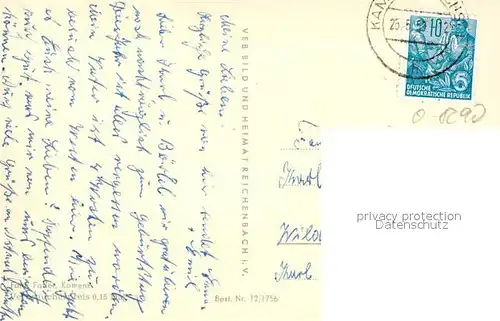 AK / Ansichtskarte Kamenz_Sachsen Landschaftspanorama Hutberg Rosengarten am Lessinghaus Reinhardtsberg Kirche Kamenz Sachsen