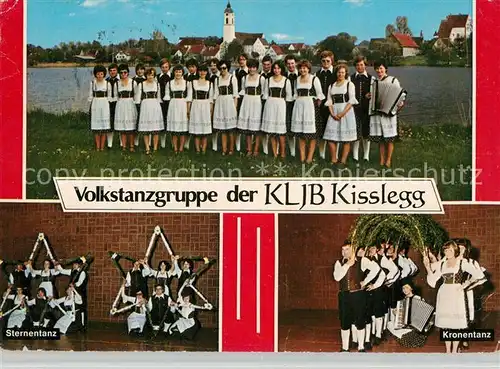 AK / Ansichtskarte Kisslegg Volkstanzgruppe der KLJB Kisslegg Sternentanz Kronentanz Kisslegg
