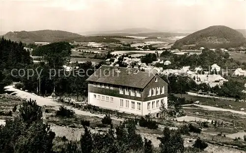 AK / Ansichtskarte Kleinsassen Panorama Blick auf Ludwig Wolker Haus Kleinsassen