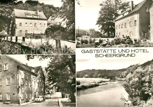 AK / Ansichtskarte Klosterbuch Gaststaette Hotel Scheergrund  Klosterbuch