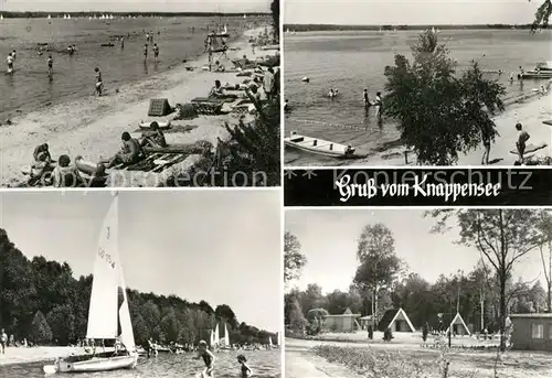 AK / Ansichtskarte Knappensee_Oberlausitz Strand Koblenz Koblenzer Bucht Ferienpark BKK Knappensee_Oberlausitz